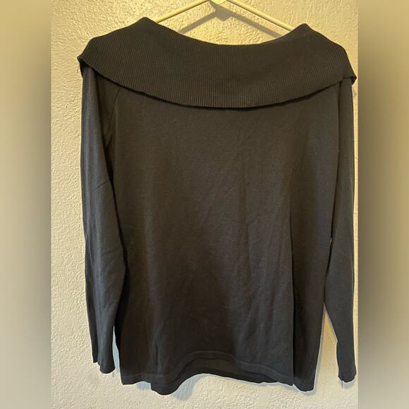 NWT Angel Brand Black Sweater with Zippers Size Large - Picture 2 of 7
